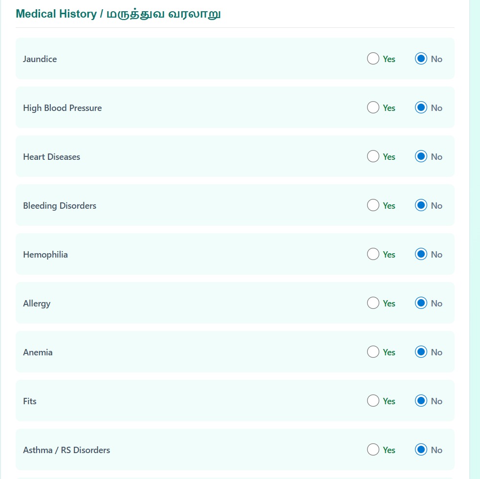 Medical History